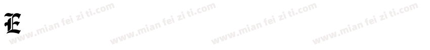 EnglishTowne Roman字体转换